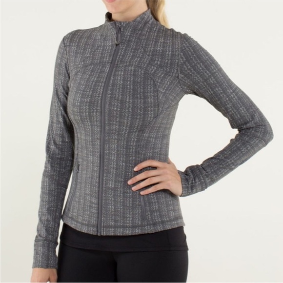 Lululemon Forme Jacket *Cuffins, Ziggy Wee October Angel Wing, size 6 - Picture 2 of 9